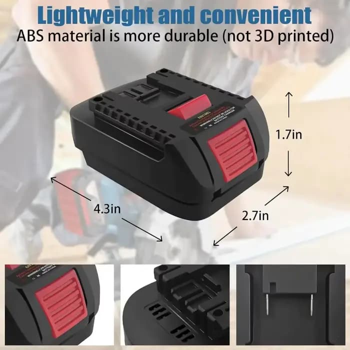 Adaptateur de batterie EIN18BS pour convertir