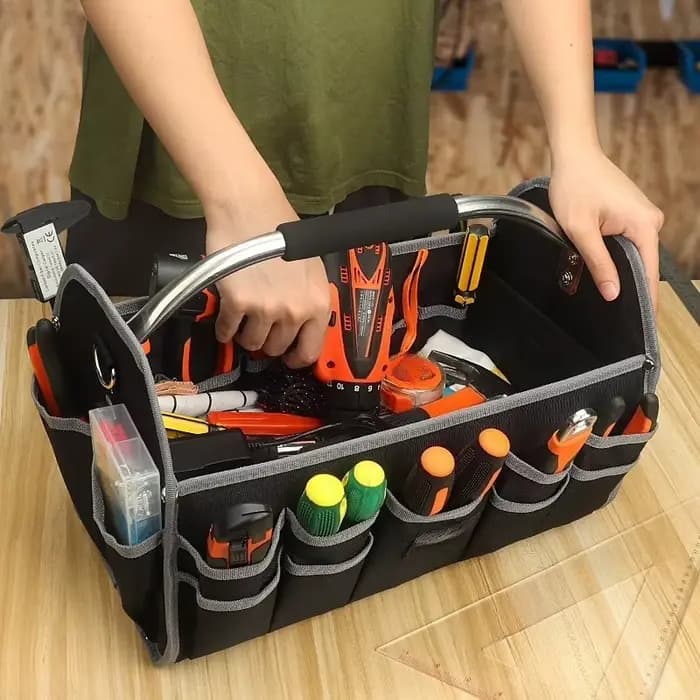 Boîte à outils empilable grande capacité