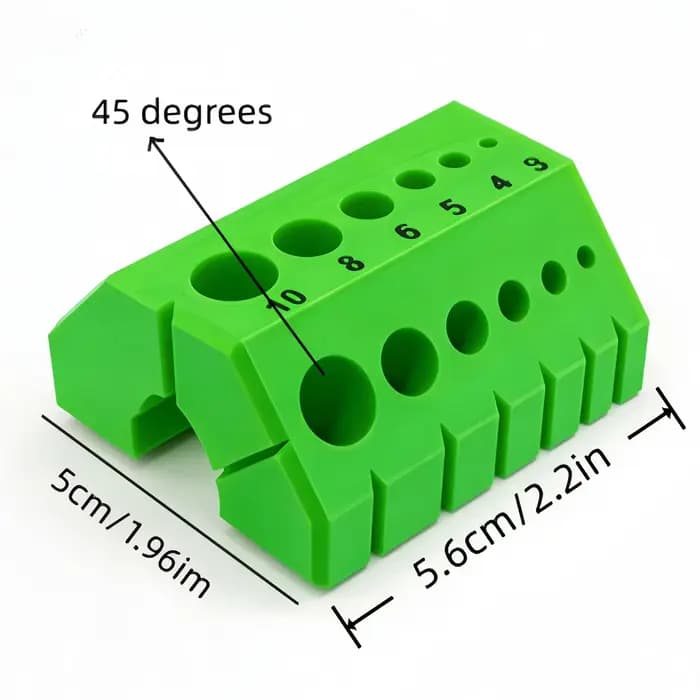 Guide de perçage pour une précision 45 ° et 90 ° Perceuse d'angle compatible avec les perceuses électriques