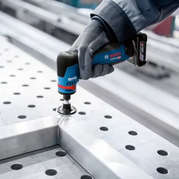 Bosch GWG 12V-50 S meuleuse électrique polisseuse sans fil ponceuse à Angle droit sans brosse usage domestique Mini rectifieuse