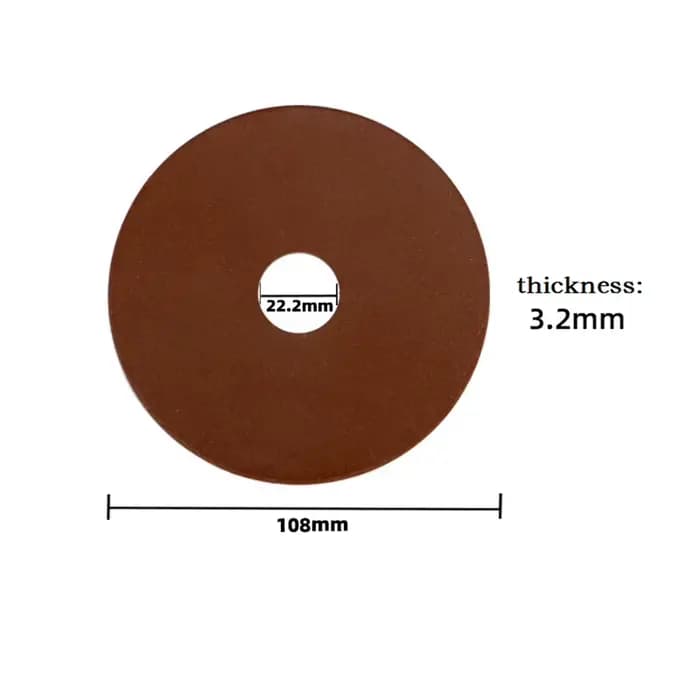 Disques de sable de meulage rouge