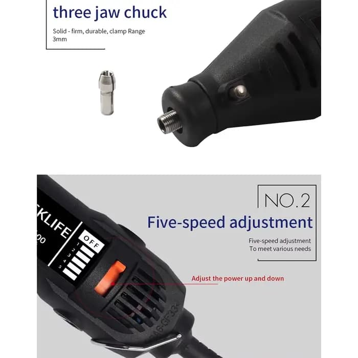 220V Polisseuse et perceuse