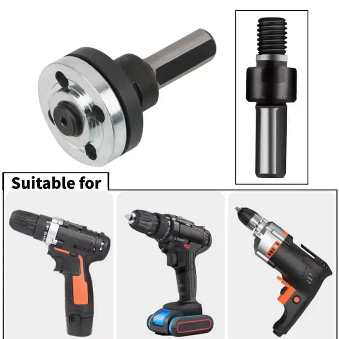 Adaptateur de tige de connexion pour perceuse électrique 10 mm vers meuleuse d'angle