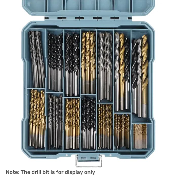 Boîte de rangement vide pour forets, accessoires d'outils, boîte à outils, conteneur de rangement pour forets de menuiserie, étui organisateur pour coupe-clous et embouts