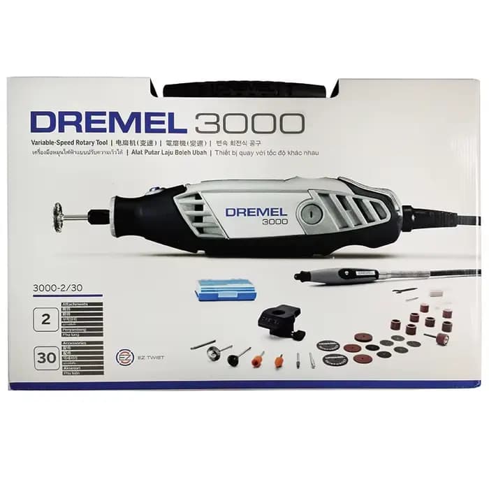 Dremel-Mini meuleuse électrique 3000 avec kit d'accessoires professionnels