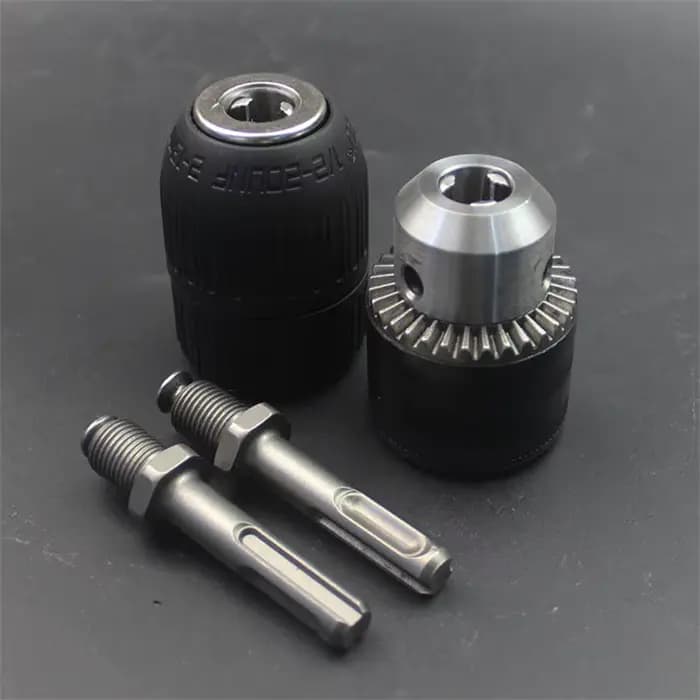 Adaptateur de tige ronde, perceuse à percussion, mandrin, perceuse à percussion, rallonge de foret électrique, 1/2, 20, 26
