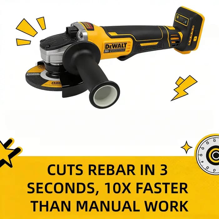 Dewalt DCG406 125MM/100MM Meuleuse d'angle sans fil sans balais 9000RPM