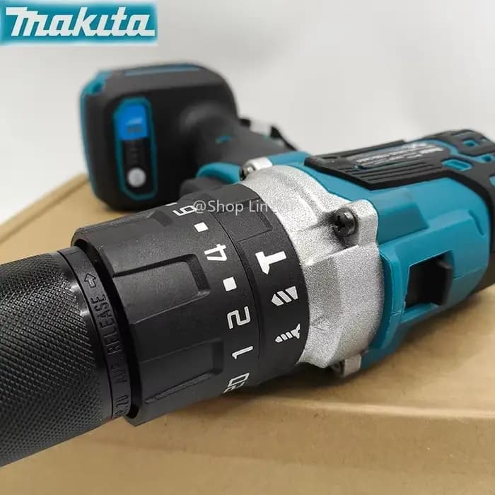 Perceuse-visseuse sans fil Makita DDF487 18V - Perceuse manuelle rechargeable sans balais de 13 mm avec lumière LED pour le bricolage et l'usage domestique (outil seul)