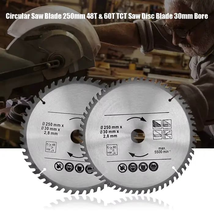 Disque de coupe circulaire 10 pouces 250mm