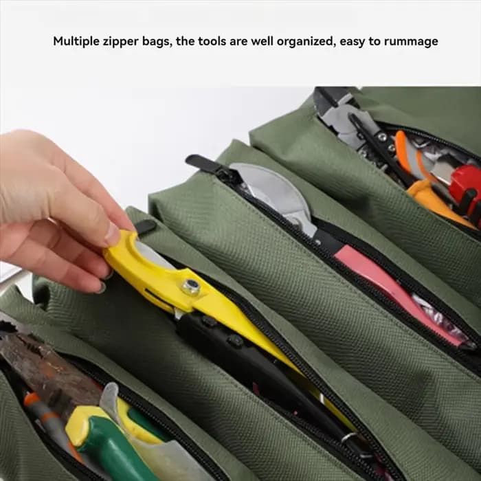 Rouleau d'outils, rouleau de clé de sac à outils enroulable polyvalent