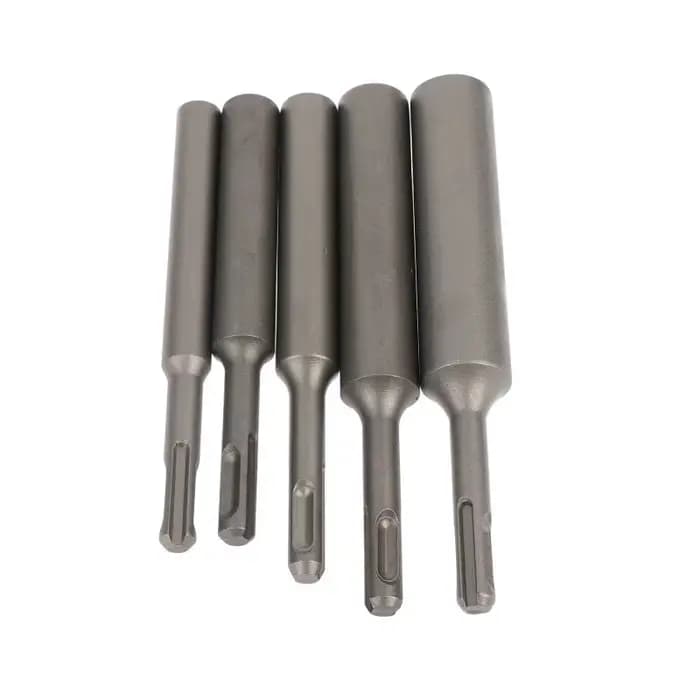 Poinçon de mise à la terre robuste en acier trempé pour tiges de 8/10/12/16/20 mm, compatible avec les outils électriques rotatifs, les marteaux perforateurs et les perceuses à percussion