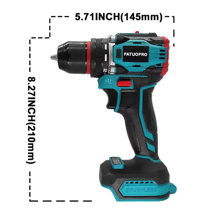 Makita – perceuse électrique sans balais à 2 vitesses