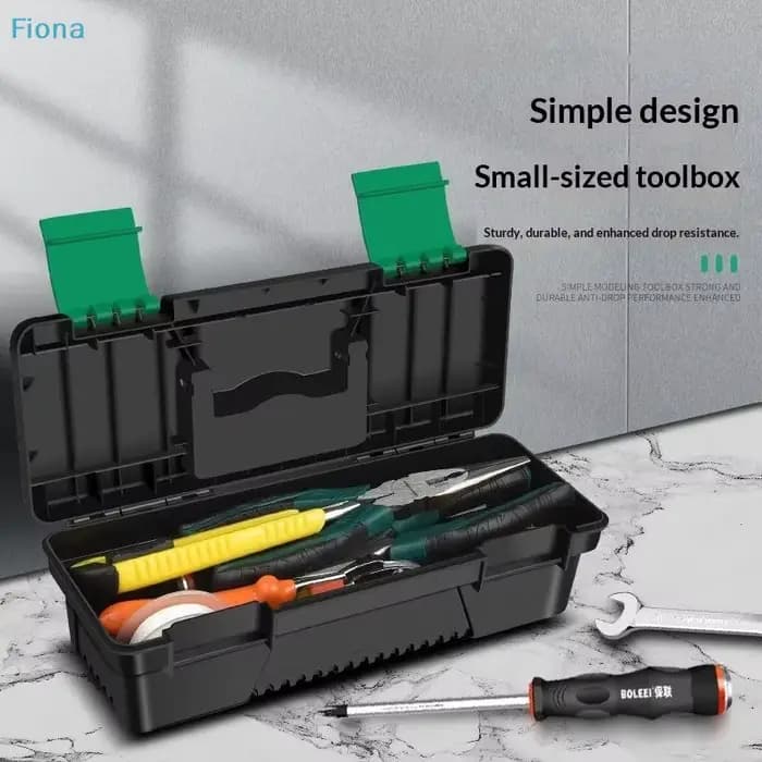 ♬ Boîte à outils en plastique de 10 pouces