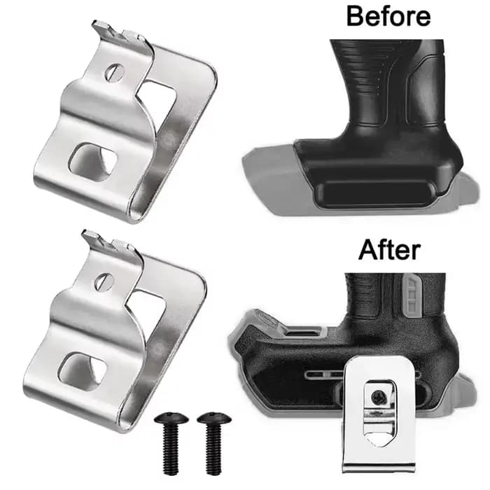 Crochets de fixation pour outils électriques Dewalt/Bosch/Makita/Milwaukee/Worx 18V 20V – Support de ceinture pour perceuses et clés sans fil