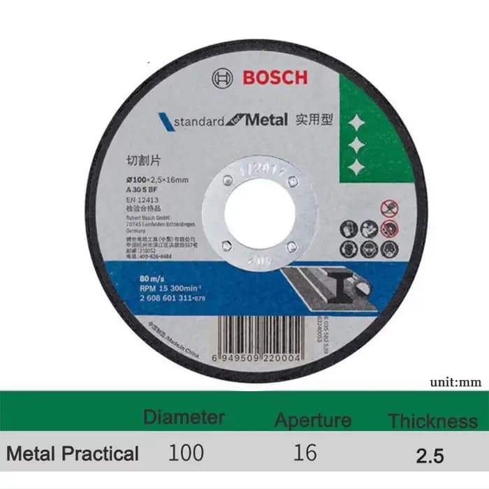BOSCH – lame de coupe pour meuleuse d'angle