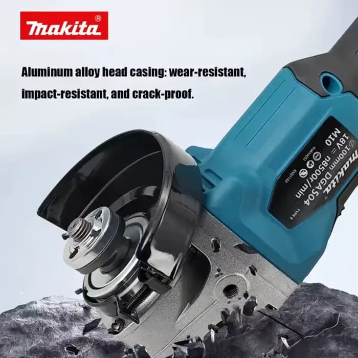 Nouvelle meuleuse sans fil Makita DGA504 2026 : disque de 125 mm, batterie 6,0 Ah, 8500 tr/min, 680 W, idéale pour le meulage du métal et la découpe du bois