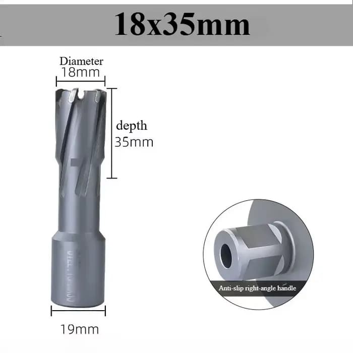 Forets annulaires TCT 12-65 mm × 35 mm
