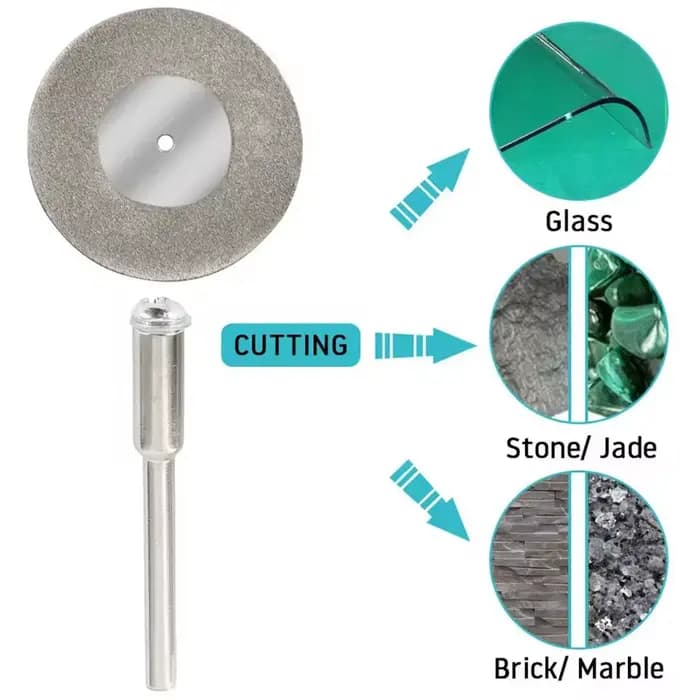 Disques de coupe diamantés pour outils rotatifs