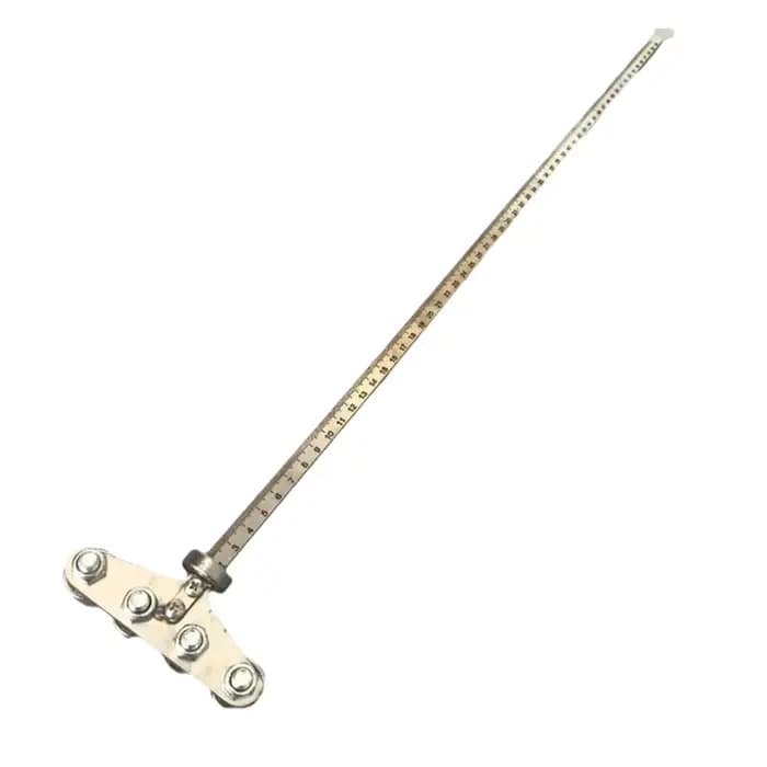 Calibre de positionnement pour guide de coupe pour scies circulaires