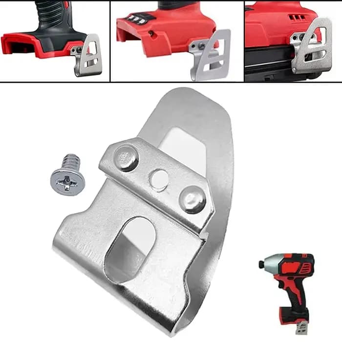 Porte-embouts avec crochet de ceinture et vis pour outils électriques sans fil 18V Makita/Dewalt/Milwaukee – Accessoires pour perceuses et visseuses à chocs