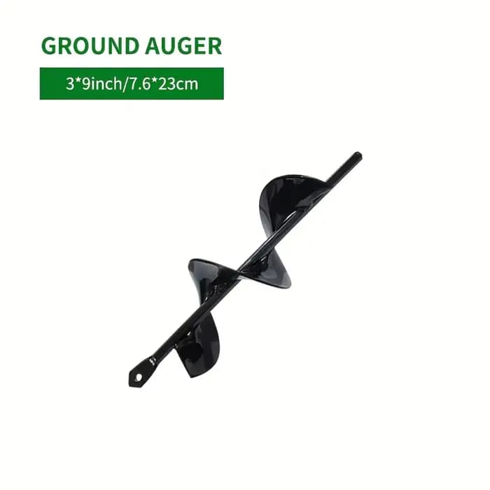 Foret hélicoïdal pour plantation, foret spiralé pour le jardinage, pour perceuse à entraînement hexagonal, pour puits de poteaux et creusement de jardinières