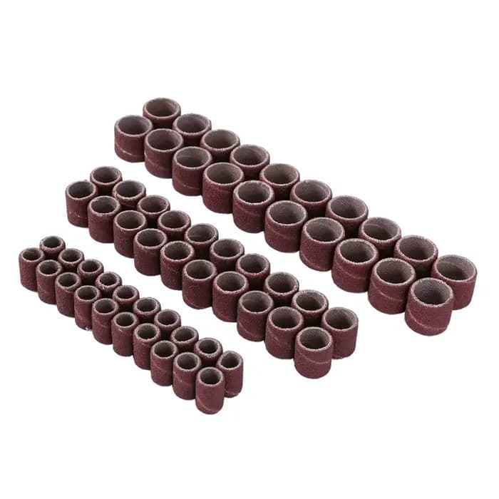 Ensemble de ponceuses à tambour A06F-264 pièces comprenant 240 bandes de ponçage et 24 mandrins