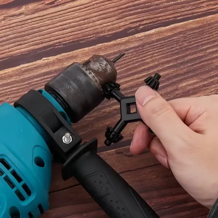 Clé universelle 4-en-1 pour mandrin de perceuse