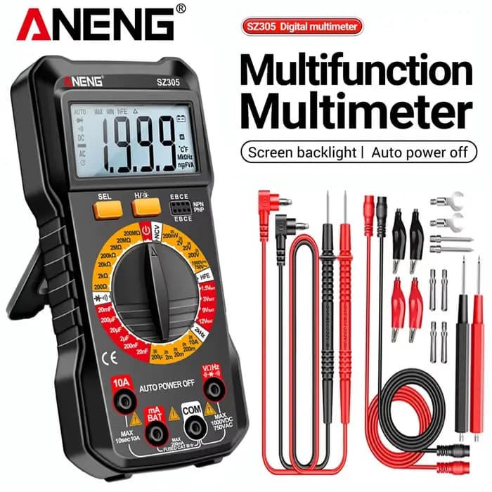 Multimètre numérique multifonction ANENG