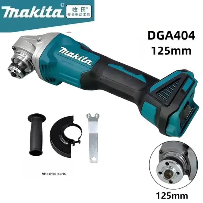 Meuleuse d'angle sans fil MachitaDGA404 125 mm à batterie lithium-ion pour découpe et meulage