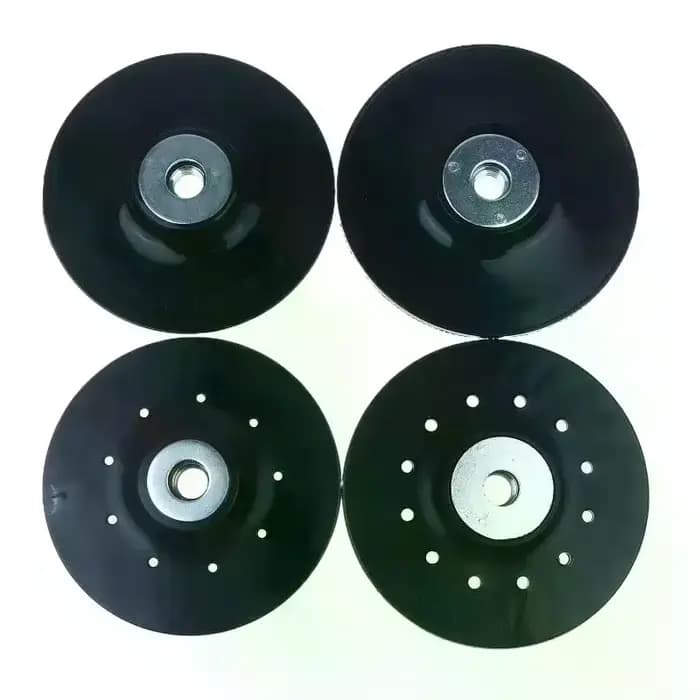 Disque de ponçage, tampon de support, fixation pour meuleuse d'angle, accessoires d'outils électriques, plateau en papier en acier dédié, 1 pièce