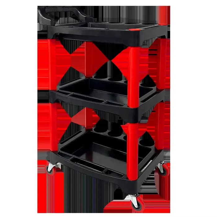 Chariot de rangement pour outils de réparation et de lavage de voiture
