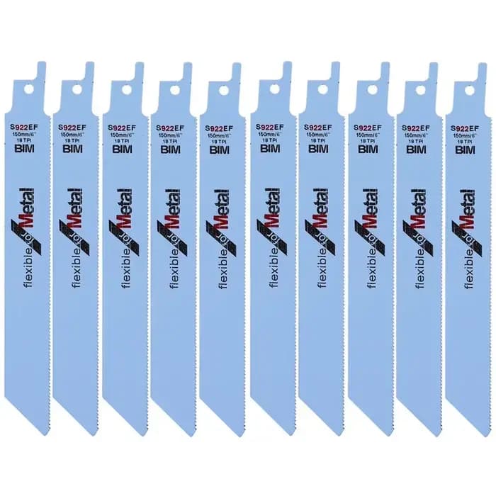 10 pièces 150mm lames de scie alternative en métal BIM gabarit sabre