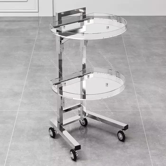 Chariot à outils pliable en acier inoxydable
