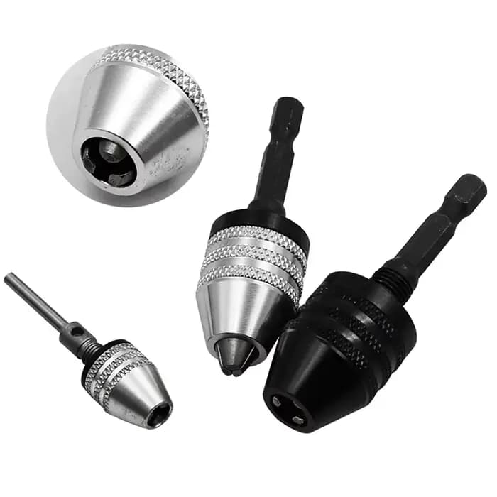 Adaptateur de tournevis à percussion sans clé pour mandrin de perceuse