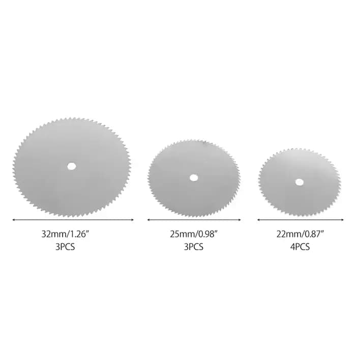 Petite lame de scie circulaire en acier inoxydable