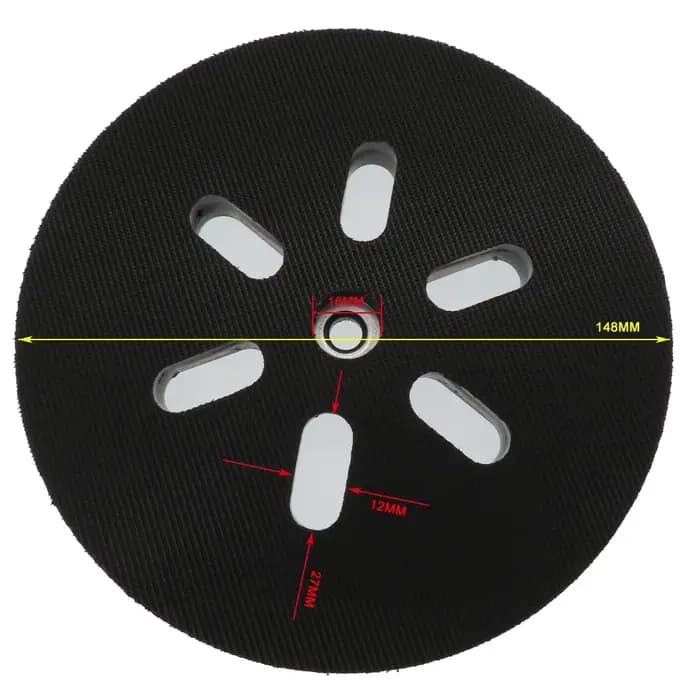 Plaque de support de tampon de ponçage pour ponceuse BOSwivel