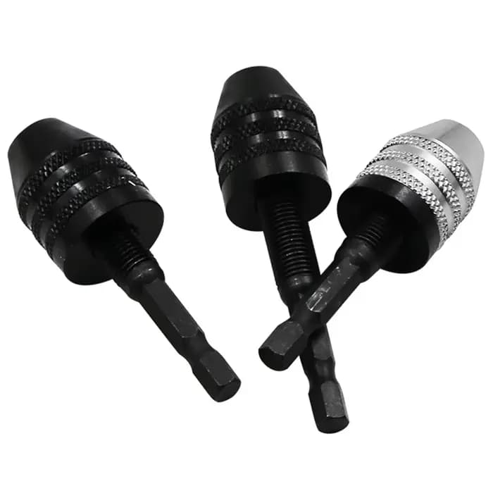 Adaptateur de tournevis à percussion sans clé pour mandrin de perceuse