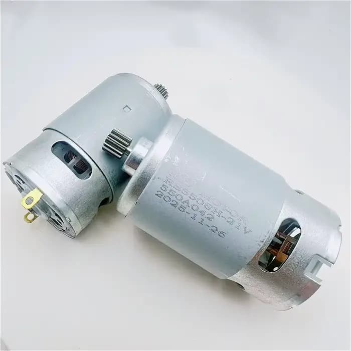 Moteur RS550 21V 14T 22000 tr/min pour scie alternative à batterie au lithium, moteur de scie à chaîne électrique portatif rechargeable à une main
