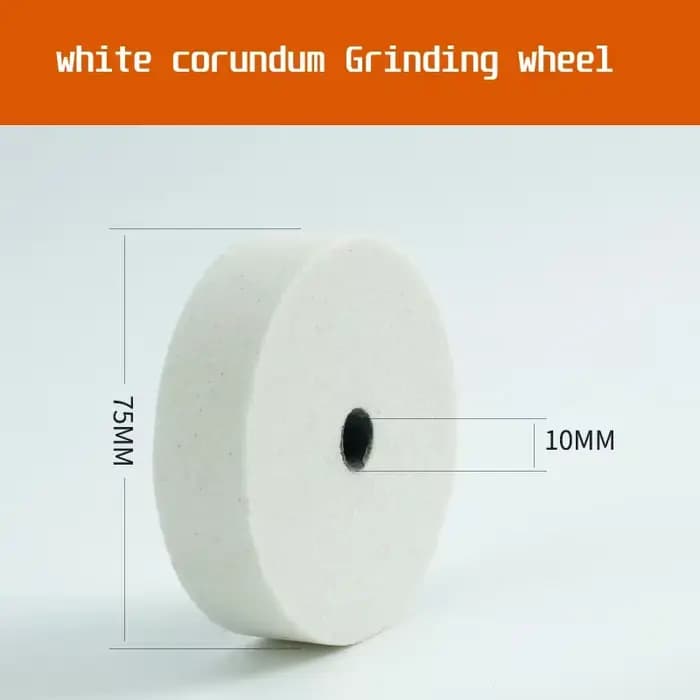 Tête de brosse de roue en tissu de polissage