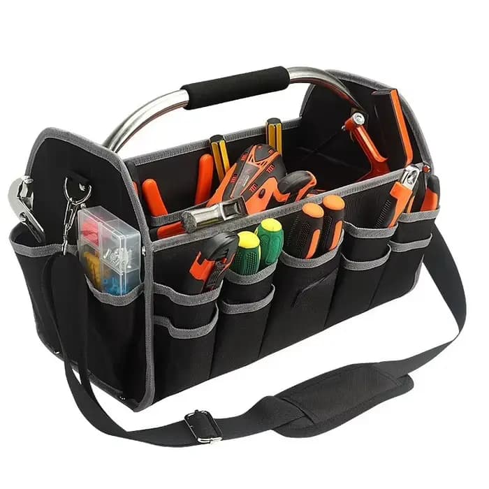 Boîte à outils empilable grande capacité