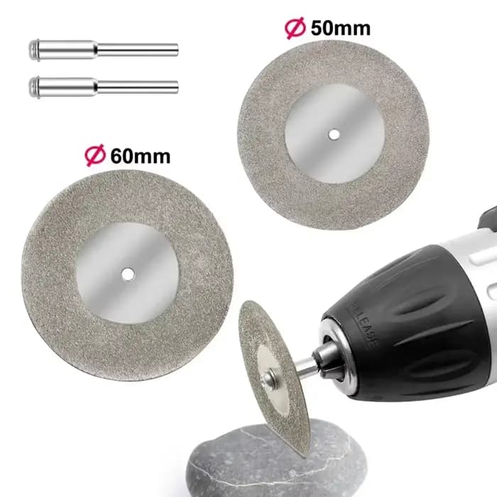 Disque de meulage 40/50/60mm disques de coupe diamant roue verre roche outils