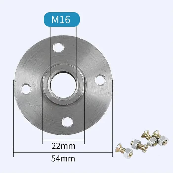 Brille M10 M14 M16 pour connecter le disque de coupe de lame de scie avec meuleuse d'angle, plaque de positionnement de lame de scie, outils électriques