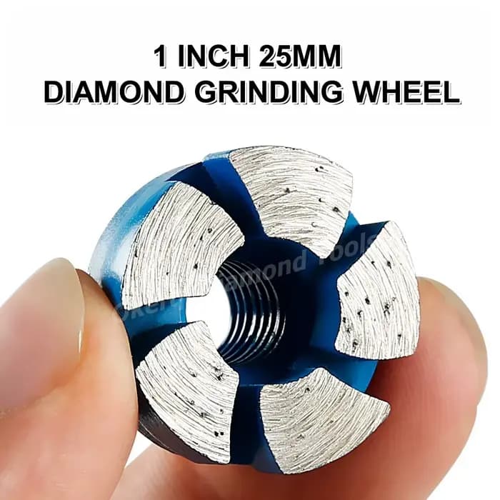 1 pouce 25MM petit diamant meule disque bol forme béton maçonnerie granit marbre pierre meuleuse d'angle outils dédiés