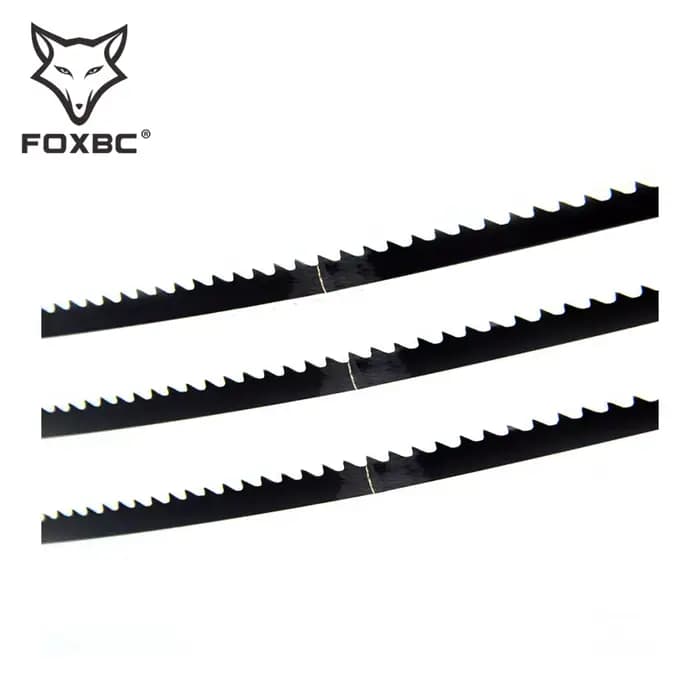 FOXBC 1712 x 12 x 0,36 mm Lames de scie à ruban 6 TPI pour Metabo BAS 260 Swift, BAS 261 Précision pour la coupe du bois et du plastique 3 pièces