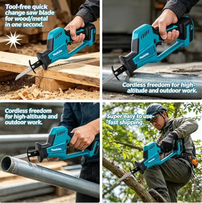Scie sauteuse électrique Makita DJR189 18V