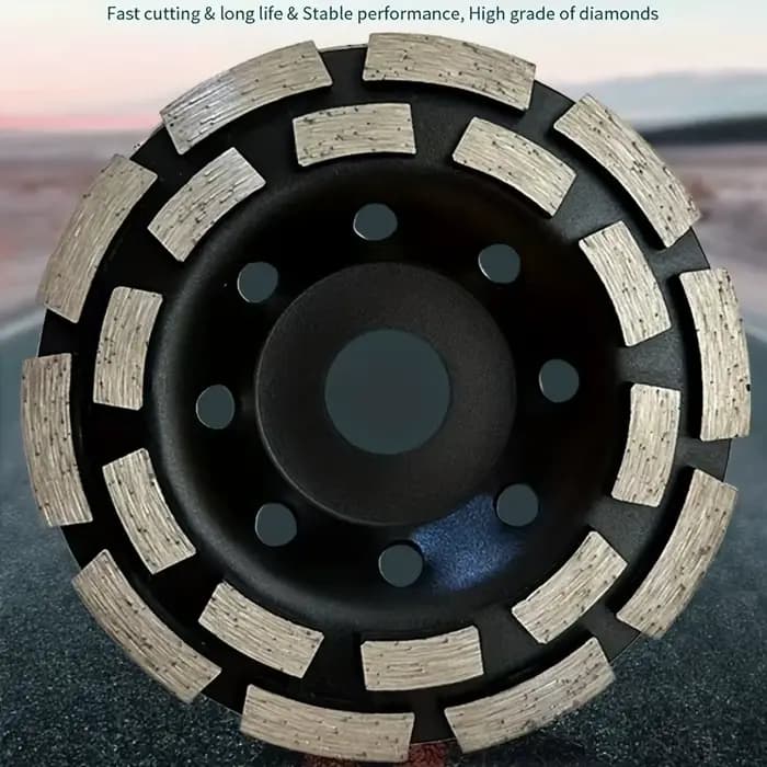Meule à béton à tasse en diamant
