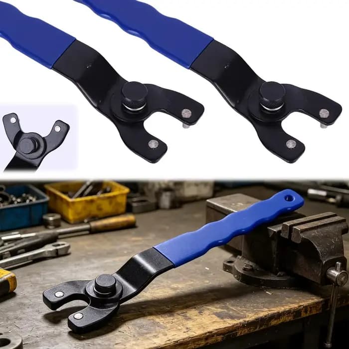 Clé à angle réglable pour meuleuse