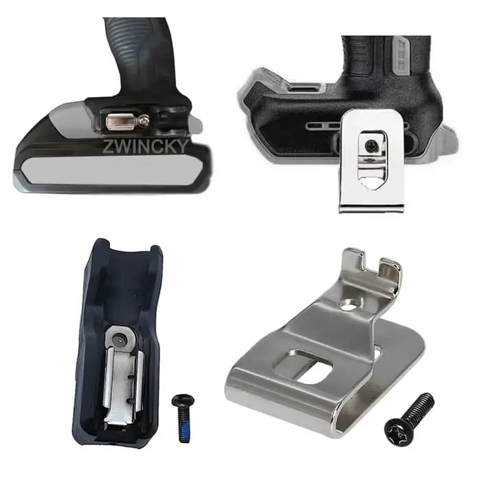 Porte-embouts avec crochet de ceinture et vis pour outils électriques sans fil 18V Makita/Dewalt/Milwaukee – Accessoires pour perceuses et visseuses à chocs