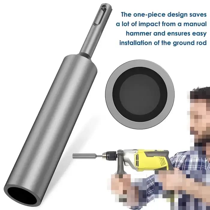 Poinçon de terre durable M12 en acier trempé robuste pour perceuse à percussion rotative