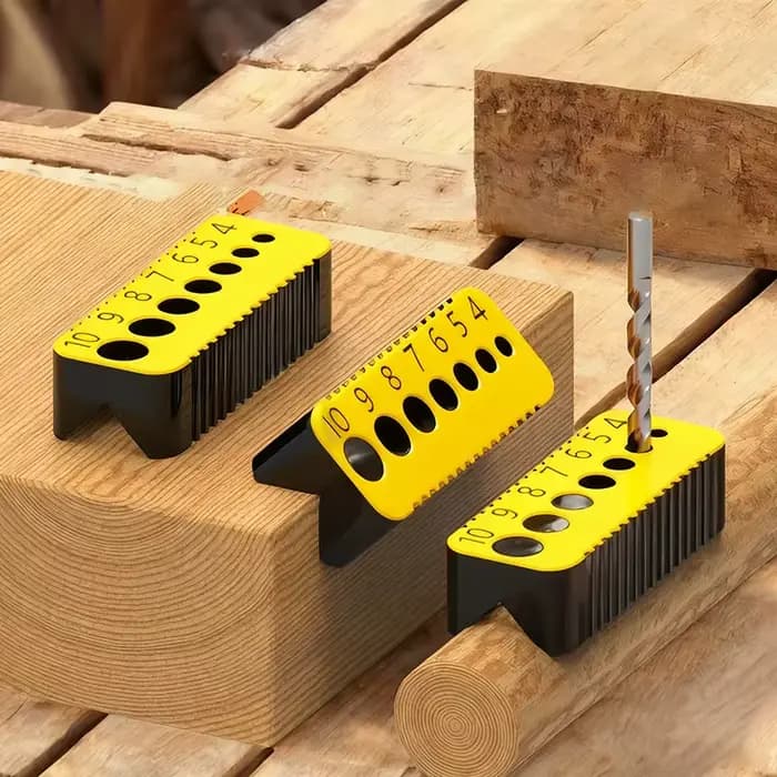 (Été6) 1 pièce Guide de perçage pour trous droits accessoire de précision multifonctionnel bricolage perceuse gabarit bloc Joints outil